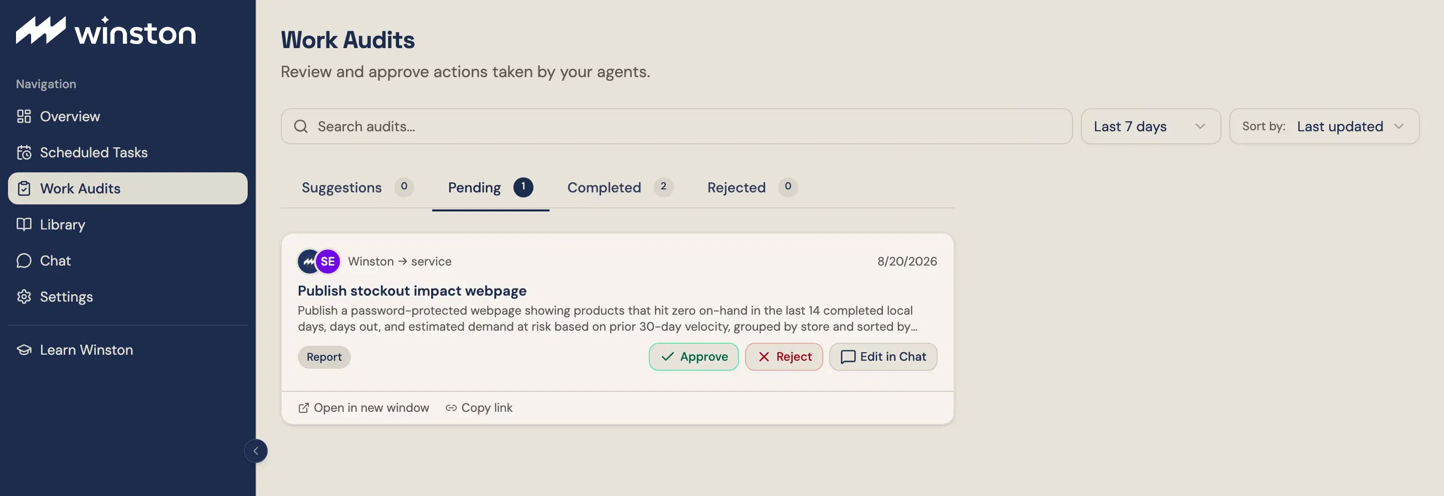 Work Audits